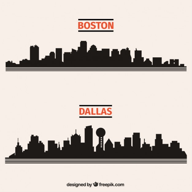 626x626 Dallas Skyline Vectors, Photos And Psd Files Free Download