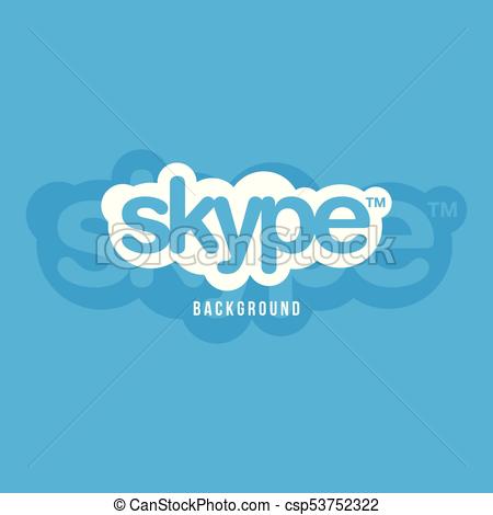 450x470 Skype Logo Background Vector Image.