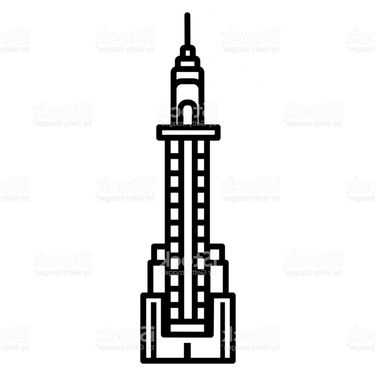 1228x1228 Skyscraper Vector Art Rongholland