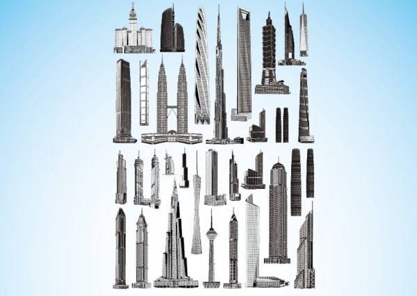 600x426 Skyscraper Vector Nature Vector Free Vector Download