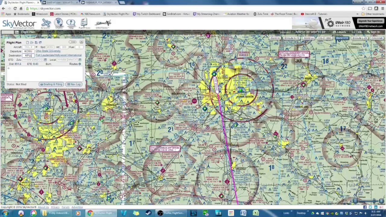 1280x720 Tutorial] How To Build A Flight Plan Using Skyvector And Simbrief