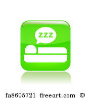 180x195 Free Art Print Of Insomnia, Trouble With Sleep Icons. Health Icons