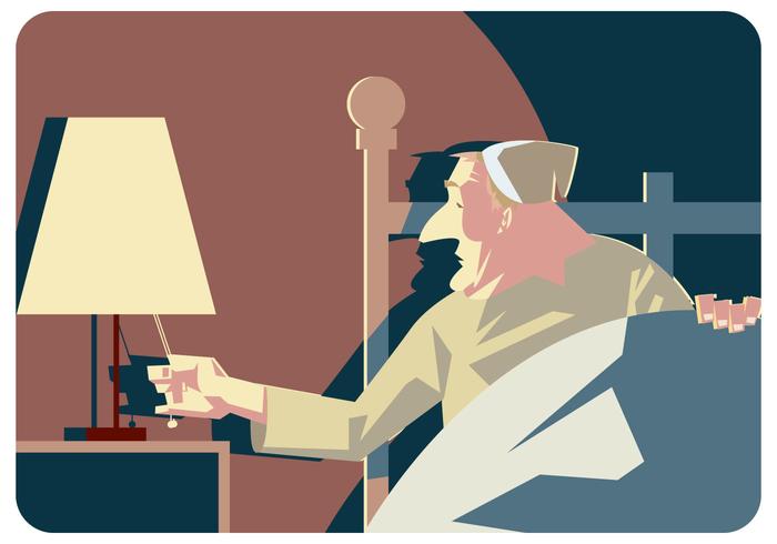 700x490 Turn Off The Lamp Before Sleep Vector