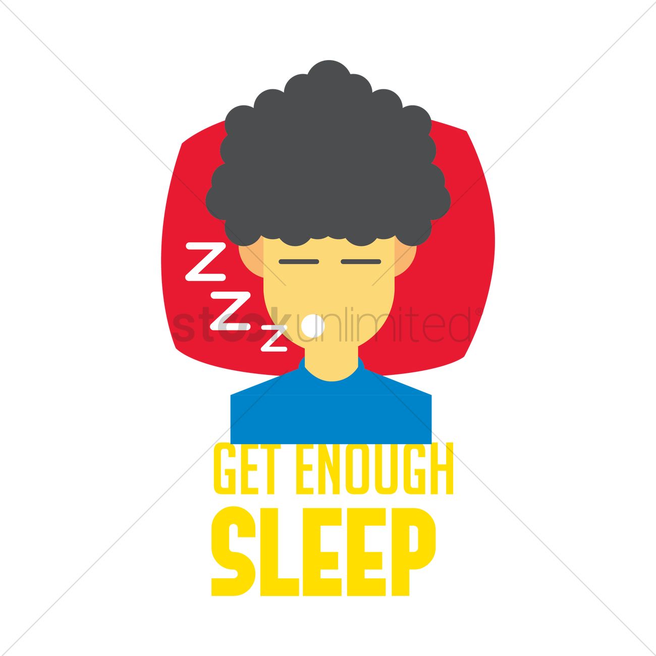 1300x1300 Get Enough Sleep Design Vector Image