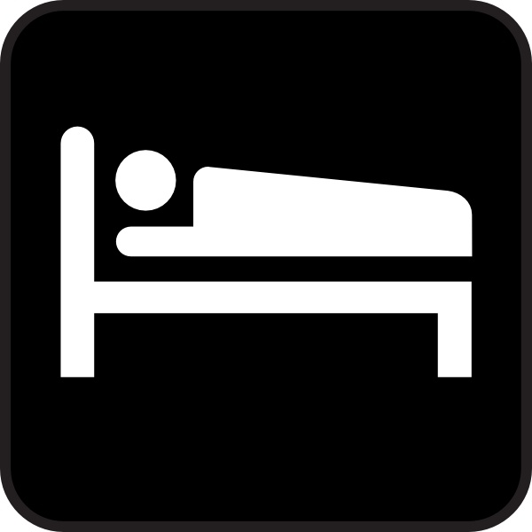 600x600 Hotel Motel Sleeping Accomodation Clip Art Free Vector In Open