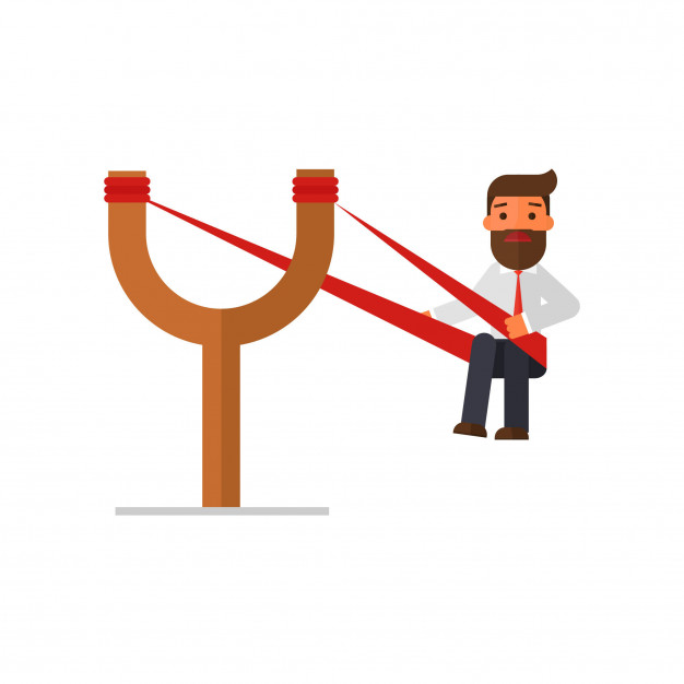 626x626 Businessman In Slingshot Vector Premium Download