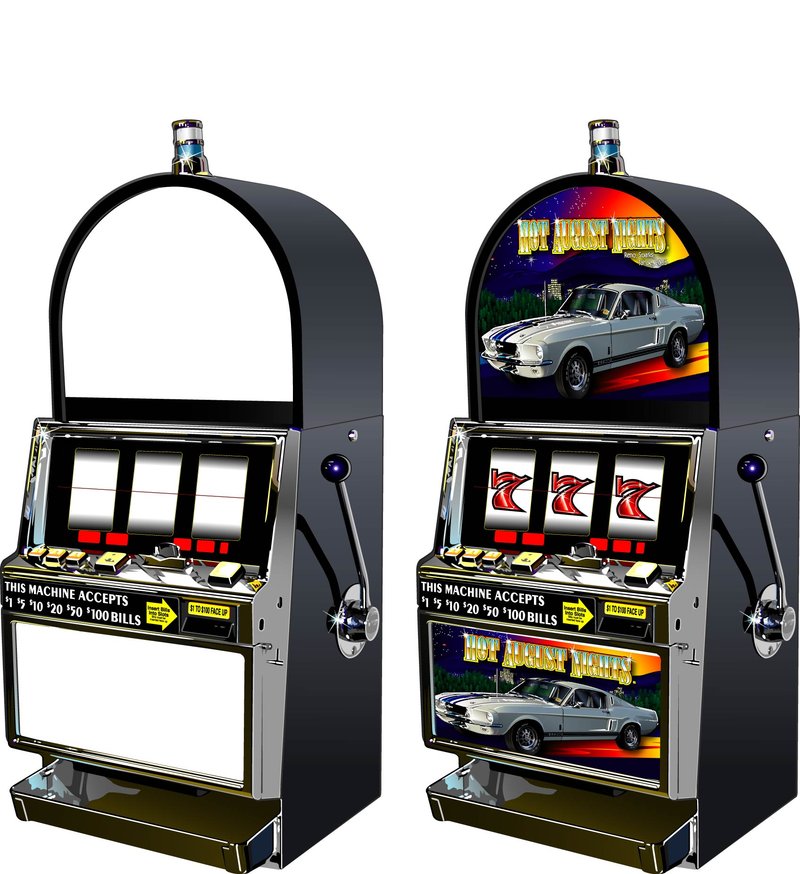 800x874 Vector Slot Machine By Rjonesdesign