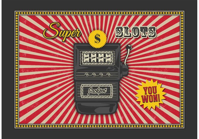 700x490 Free Retro Slot Machine Vector Background Free Vectors Ui Download