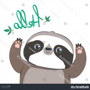300x300 Hand Drawn Animal Sloth Vector Illustration Arenawp