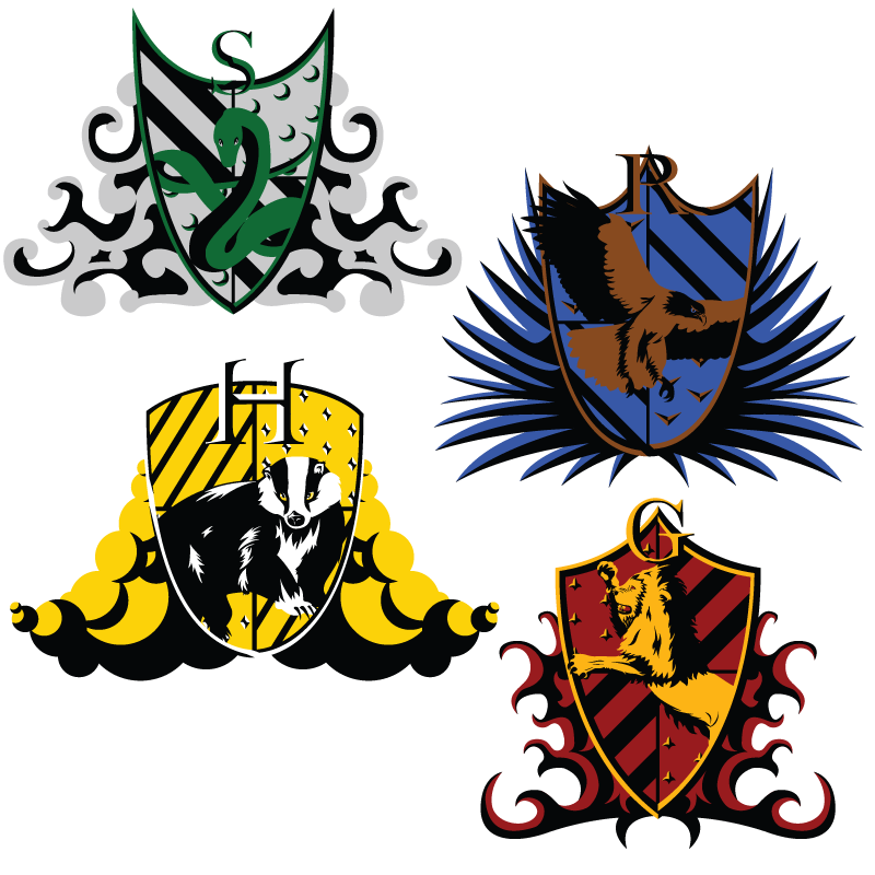 800x800 Hogwarts House Crests By Rhynncollins