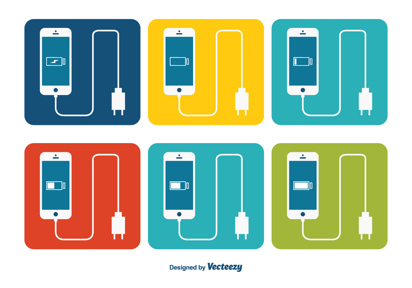 1400x980 Smartphone Icons Free Vector Art