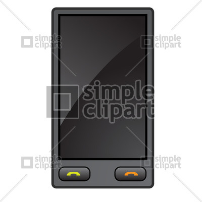 400x400 Smartphone Icon Vector Image