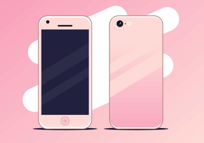 700x490 Smartphone Vector