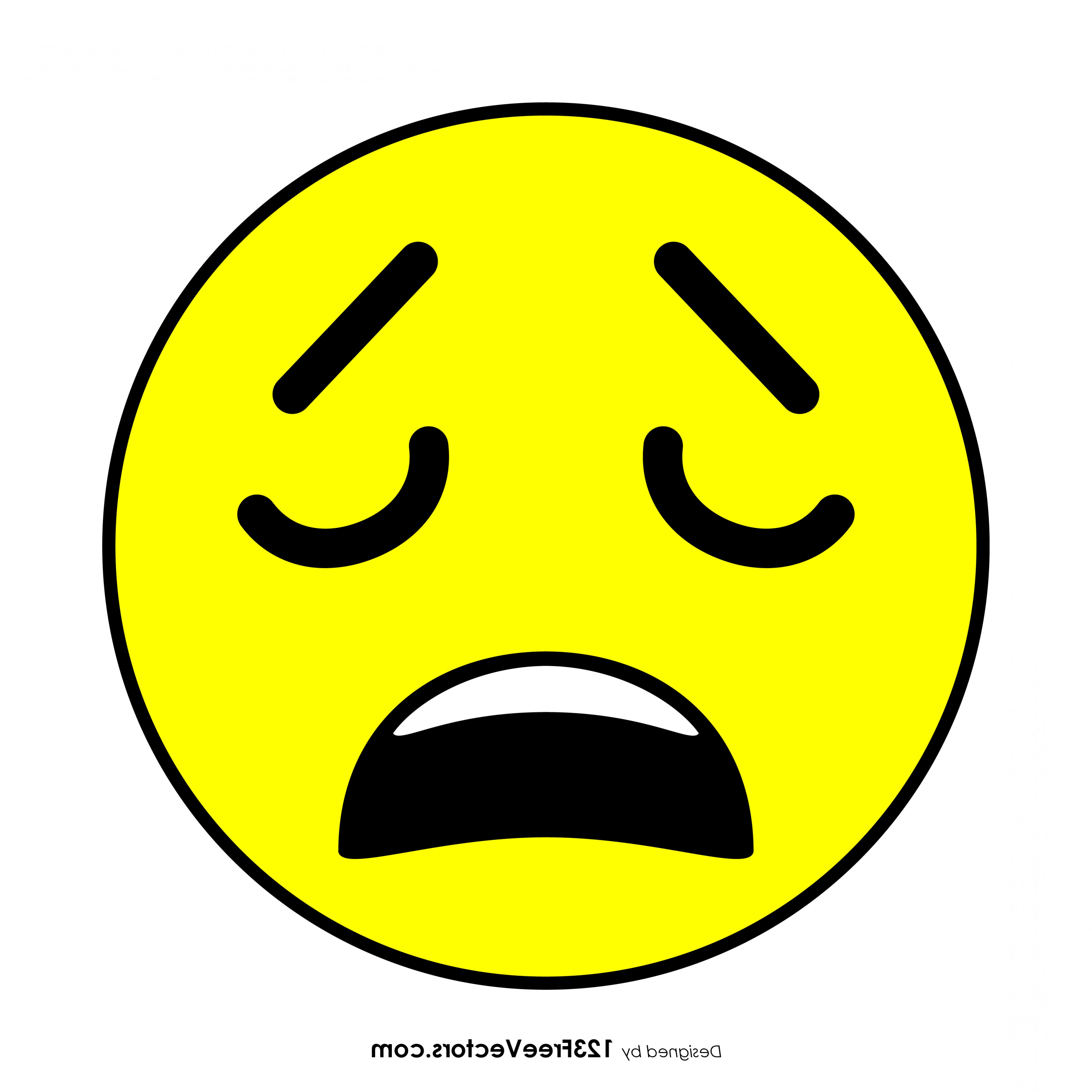 3999x3999 Weary Face Emoji Vector Download Arenawp