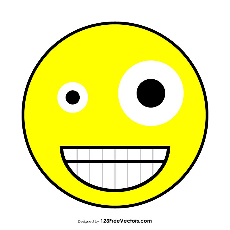 800x800 Zany Face Emoji Vector In 2018 Free Vectors Emoji
