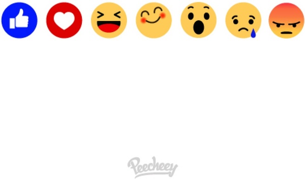 600x352 Set Of Facebook Emoticons Free Vector In Adobe Illustrator Ai