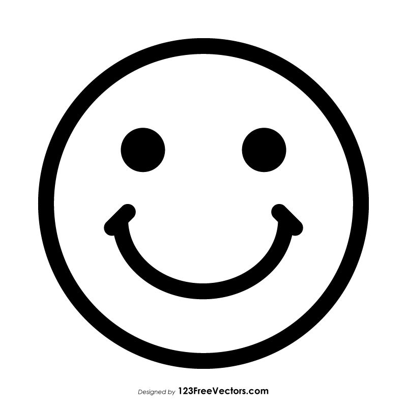 800x800 Smiley Face Emoji Outline Free Vectors Emoji