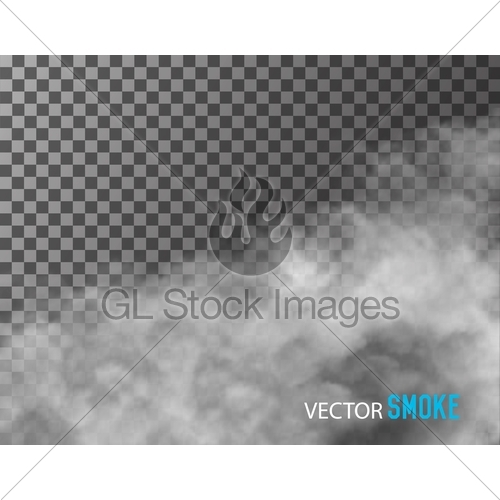 500x500 Smoke Vector On Transparent Background. Gl Stock Images