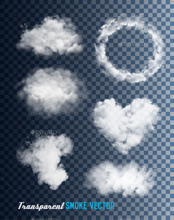 590x749 Transparent Set Of Smoke Vectors By Almoond Graphicriver