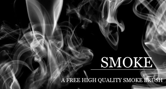550x295 A Free High Quality Smoke Photoshop Brush Set Vector Patterns