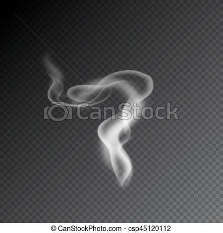 450x470 Smoke Vectors On Transparent Background. Smoke Realistic Isolated