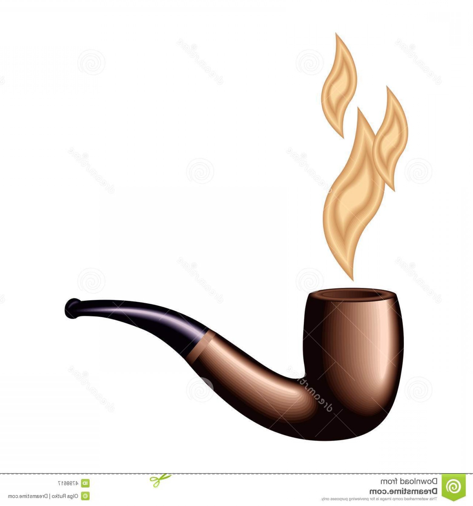 1560x1668 Royalty Free Stock Photography Retro Tobacco Pipe Vector Image