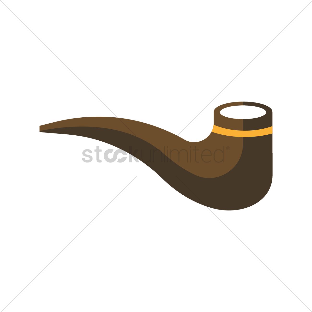1300x1300 Smoking Pipe Vector Image