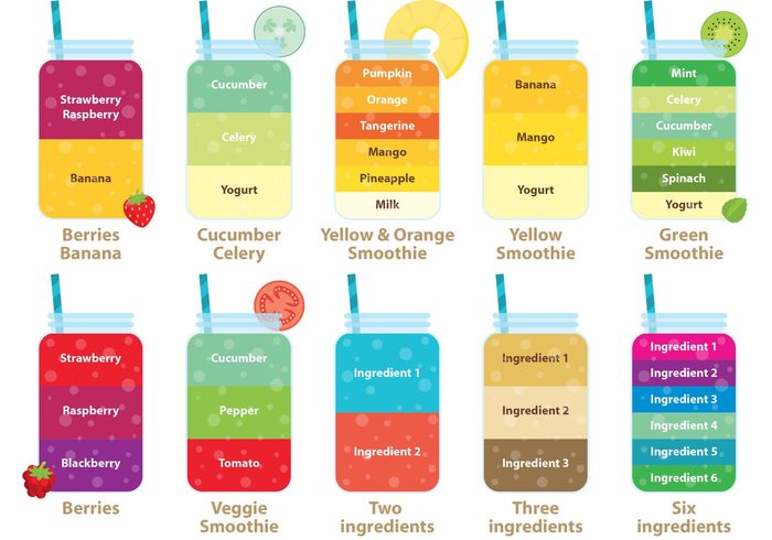 700x490 Smoothie Vector Recipes Free Vectors Ui Download
