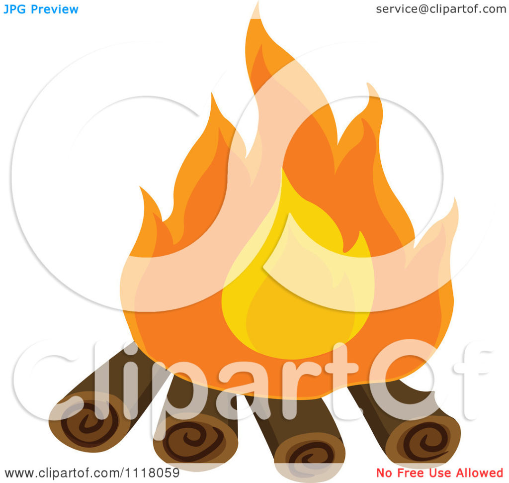 1024x971 Campfire Smores Clipart Cartoon Fire With Logs Vector Of A Burning