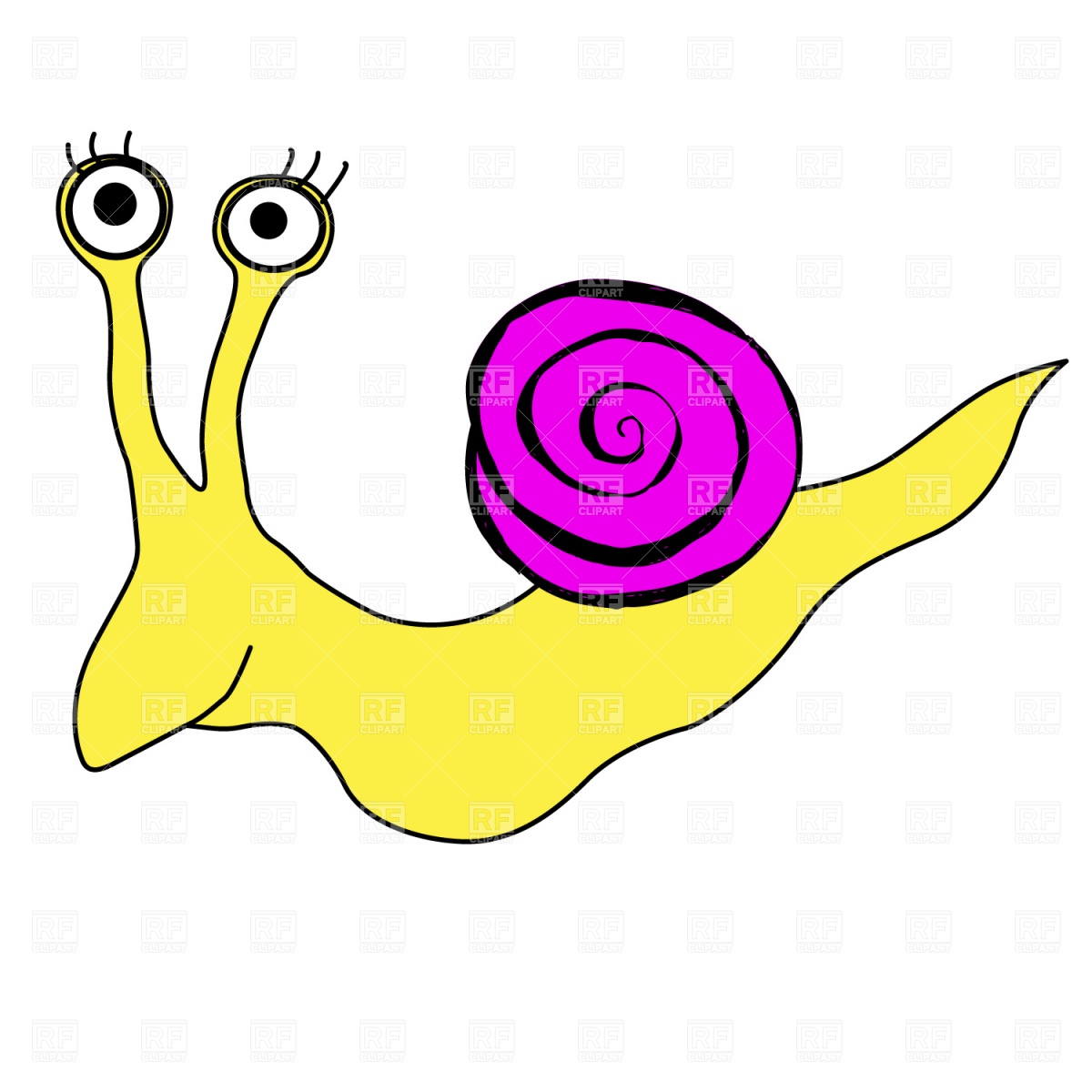 1200x1200 Cute Cartoon Snail Vector Image Vector Artwork Of Plants And