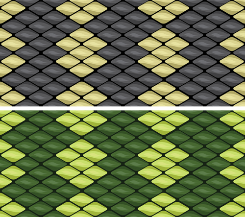 500x443 Vector Set Of Snake Skin Pattern Elements 04 Free Download