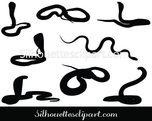 500x400 Snake Vector Graphics Free Download Silhouettes Vector