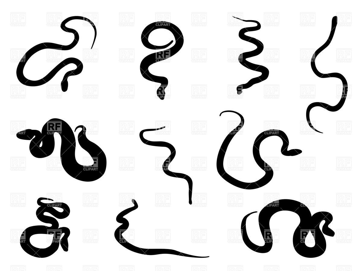 1200x900 Snake And Adder Silhouettes Vector Image Vector Artwork Of