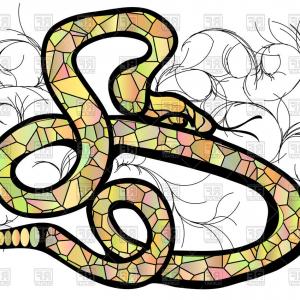 300x300 Photostock Vector Animal Snake Art Theme Vector Art Illustration