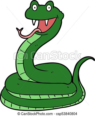 385x470 Cartoon Happy Snake Vector Clipart