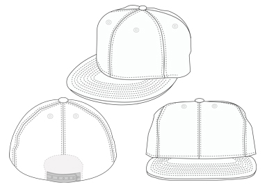 384x269 Baseball Cap Design Template Arts
