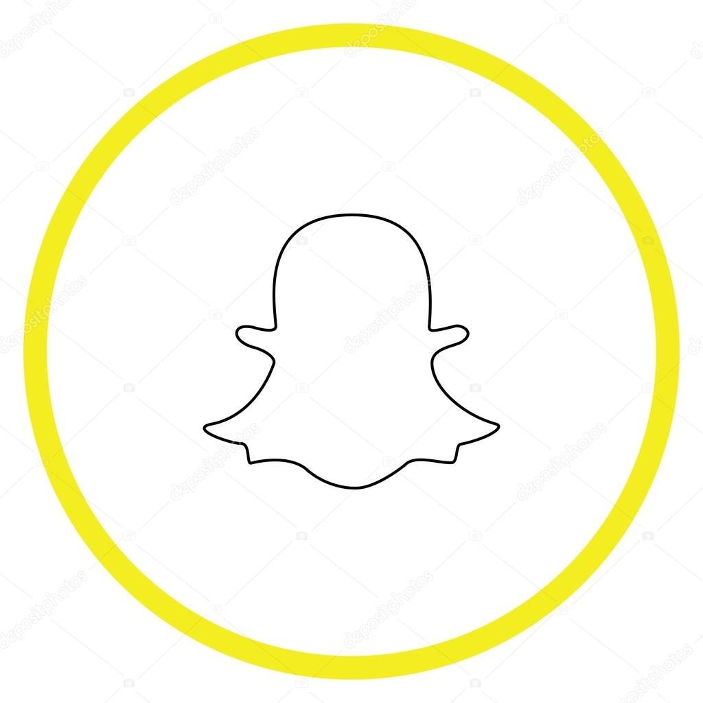 1024x1024 Snapchat Ghost Vector Free Design Templates
