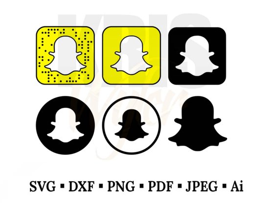570x428 Snapchat Bundle Scalable Vector Files. Screen Printing. Etsy