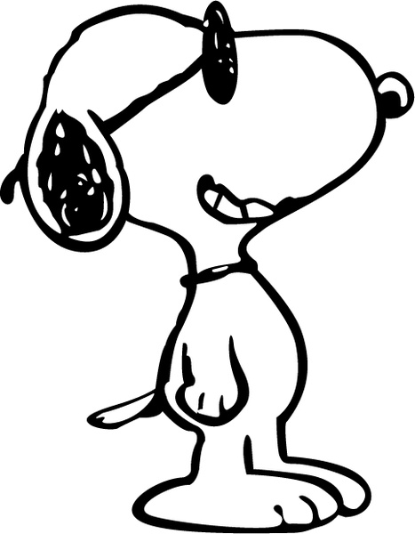 467x600 Snoopy Free Vector In Encapsulated Postscript Eps ( .eps ) Vector