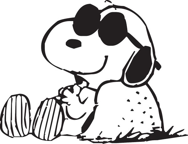 600x458 Snoopy Dog Vector Sketches