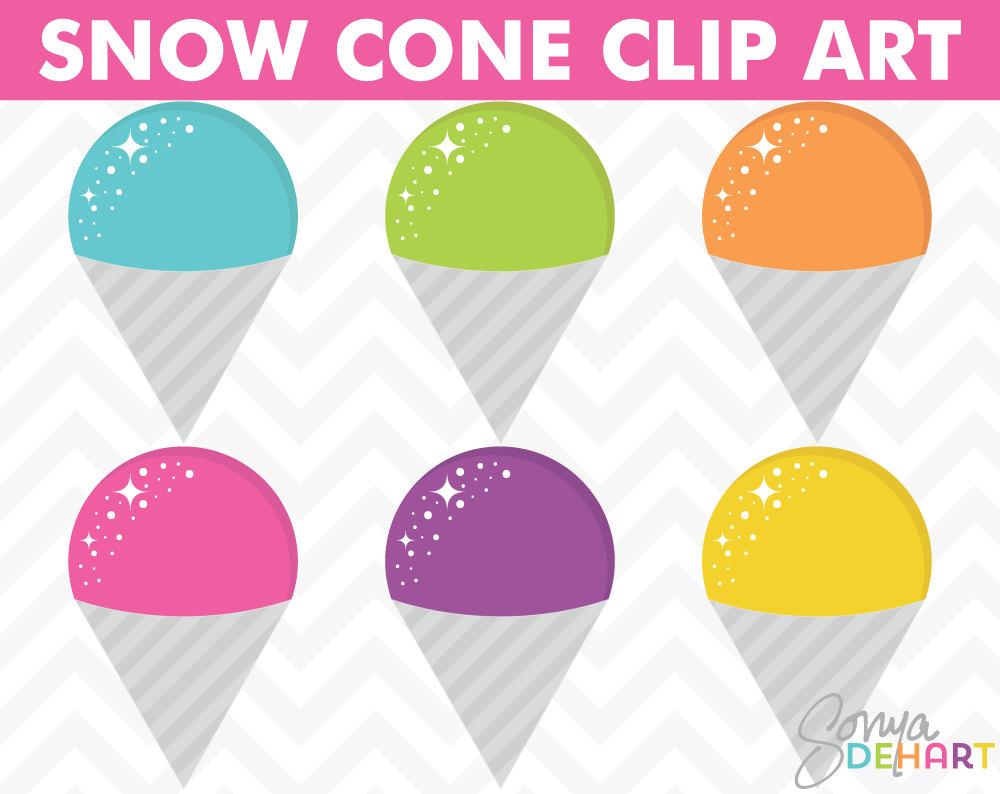 Snow Cone Vector At Getdrawings 