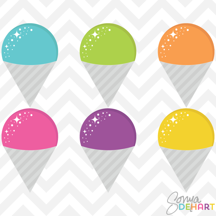 700x700 Clip Art Snow Cone Vectors