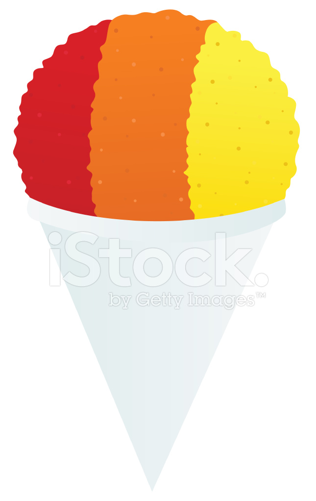 645x1024 Snowcone Stock Vector