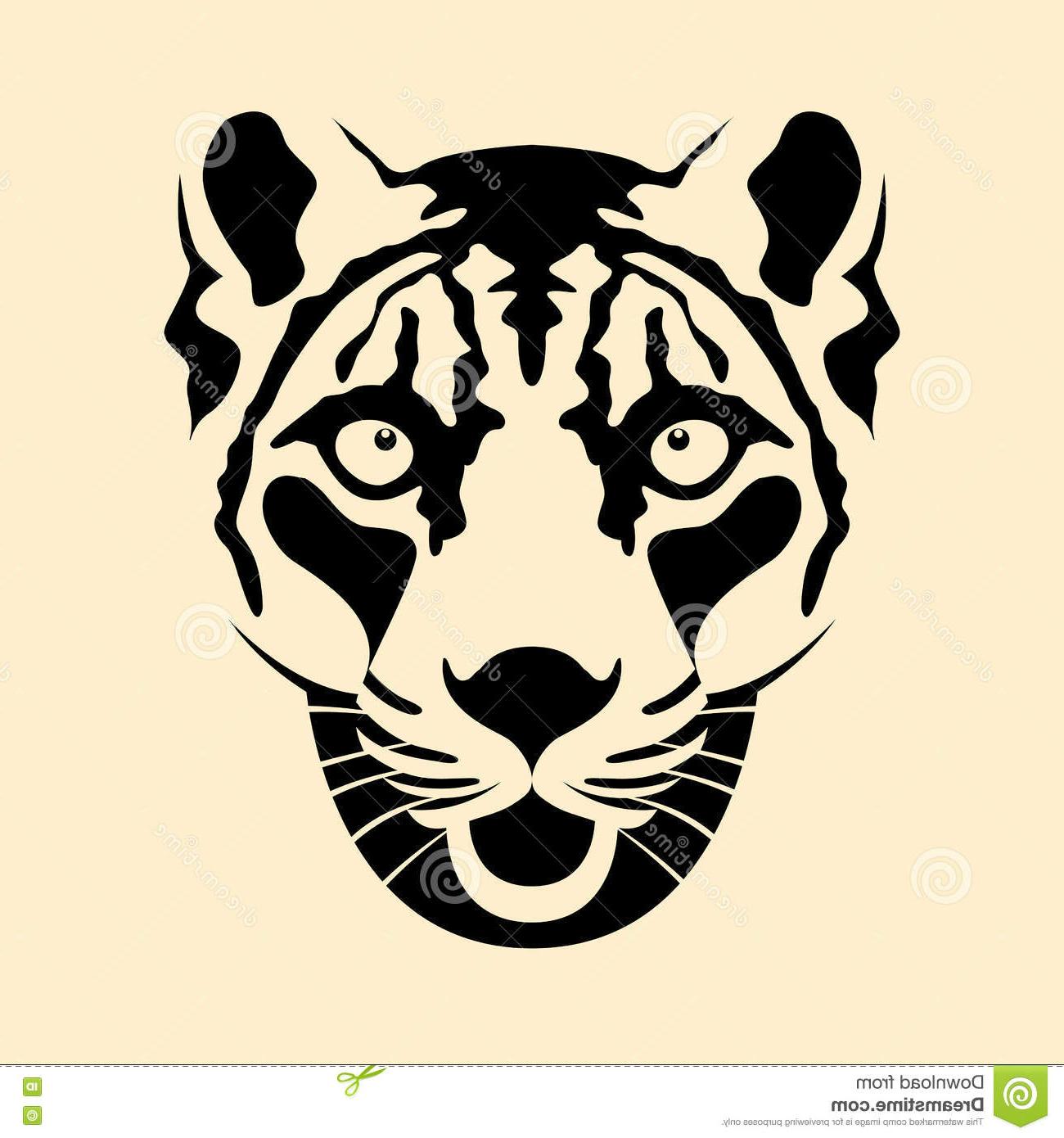 1300x1390 Best 15 Snow Leopard Head Face Vector Illustration Style Flat Drawing