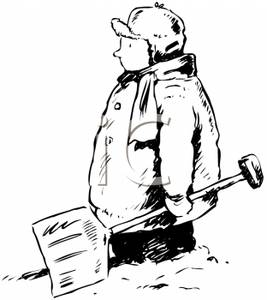 267x300 Snow Shovel Clipart