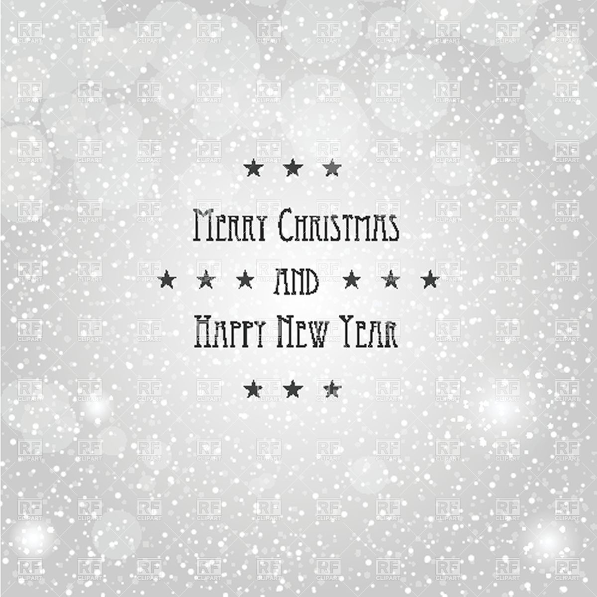 1200x1200 Christmas Greeting Card Background With Snow Vector Image Vector