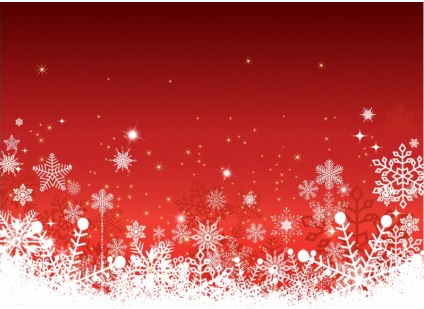 424x309 Christmas Red Background With Snow Vector Free Download