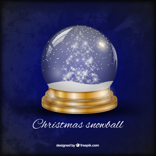 626x626 Christmas Snowball Vector Free Download