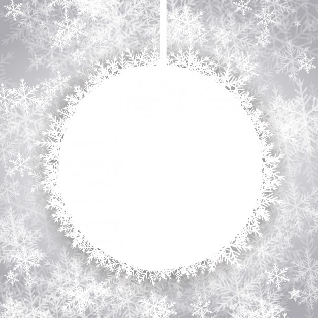 626x626 Background With Christmas Empty Snowball Vector Free Download