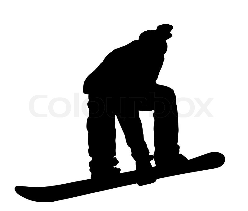 800x679 Illustration With Boy On Snowboard Stock Vector Colourbox